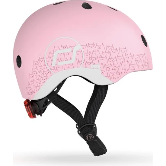 ToysAll Scoot And Ride Helmet Reflective Bebek Kaskı Xxs-S Pembe 181206-96496
