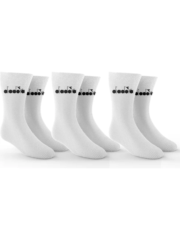 Diadora 3'lü Havlu Çorap Beyaz