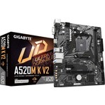 Gigabyte A520M-K V2 DDR4 5100MHz PCI-E Gen3 M.2 USB 3.2 VGA HDMI mATX AM4 Anakart