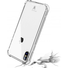 Samsung A12 / M12 ile Uyumlu Köşeli Şeffaf Silikon Kapak Telefon Kılıfı