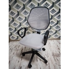 Saray Ofis Mobilya Fileli Ofis Sekreter Sandalyesi Çalışma Koltuğu