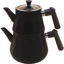 Paçi  Paçi P-201178 Alara Bakalit Saplı Granit Siyah Çaydanlık -93