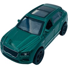 Popit Toys Metal Model Araba Kapıları Açılır Kapanır Çek Bırak Hareket Edebilen Lüks Suv Araç Bentley Yeşil