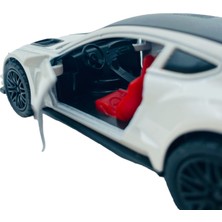 Popit Toys Metal Model Araba Kapıları Açılır Kapanır Çek Bırak Hareket Edebilen Bentley Continental Gt Beyaz