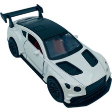 Popit Toys Metal Model Araba Kapıları Açılır Kapanır Çek Bırak Hareket Edebilen Bentley Continental Gt Beyaz