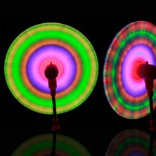 Kuzey Oyuncak Flashing Light Up LED Spinning Renkli LED Işıklı Dönen Ufo Pervane Sesli Işıklı Yeşil Değirmen Işık