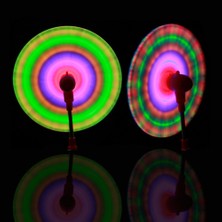 Kuzey Oyuncak Flashing Light Up LED Spinning Renkli LED Işıklı Dönen Ufo Pervane Sesli Işıklı Yeşil Değirmen Işık