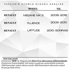 Alpha Auto Part Megane 3, Fluence Için Ayna Sinyali Beyaz Sağ- Sol Set