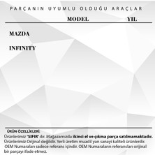 Alpha Auto Part Infiniti Için Yan Ayna Tamir Dişlisi- 50 Diş