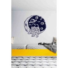 Kt Grup Uzay Boşluğu ve Ikiz Astronotlar Duvar Sticker