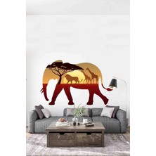 Kt Grup Afrika Savanna Sanatsal Duvar Sticker