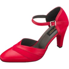 Costo Shoes ECE77 Kırmızı Topuklu Yeni Sezon Kadın Ayakkabısı