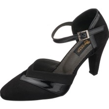 Costo Shoes ECE77 Siyah Süet Topuklu Yeni Sezon Kadın Ayakkabısı