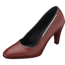 Costo Shoes AYS7986 Kahve Topuklu Özel Seri Kadın Stiletto