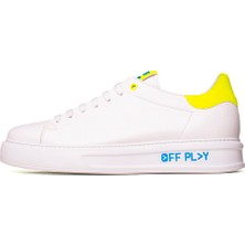 Off Play Beyaz - Sarı Erkek Sneaker X-M Fırenze 1 Cv 02