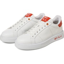 Off Play Beyaz - Turuncu Erkek Sneaker X-M Fırenze 2 Lh 02 79