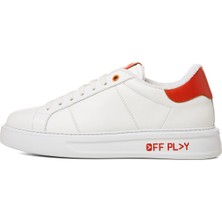 Off Play Beyaz - Turuncu Erkek Sneaker X-M Fırenze 2 Lh 02 79