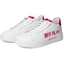 Off Play Beyaz - Kırmızı Erkek Sneaker X-Bologna 1-Lh 02-73