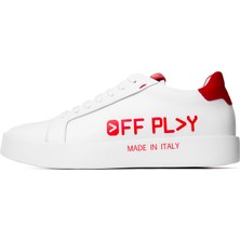 Off Play Beyaz - Kırmızı Erkek Sneaker X-Bologna 1-Lh 02-73