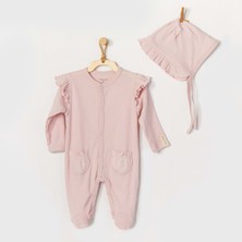 Andywawa Andywawa-Kız Bebek Tulum Takım-Pembe - Andywawa - Pembe - 1-3 Ay