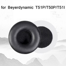 YKD Store Beyerdynamic T51P/T50P/T51I Için 1 Çift Kulaklık Siyah (Yurt Dışından)