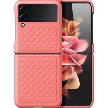 Dux Ducis Samsung Galaxy Z Fılp3 Için Orijinal Deri + Pc 手机 壳 壳 壳 壳 壳 5g Pink (Yurt Dışından)