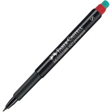 Faber-Castell Multimark 1523 S Asetat Kalemi 0.4 mm Kırmızı 10 Adet