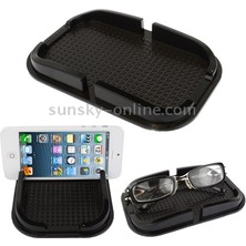 YKD Store Mobile Phone Car Rubber Smart Non-Slip Stand Holder (Siyah) (Yurt Dışından)