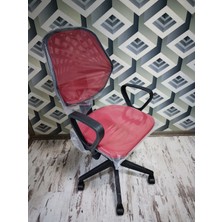 Saray Ofis Mobilya Fileli Ofis Sekreter Sandalyesi Çalışma Koltuğu