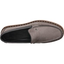 Costo Shoes NV01 Gri Nubuk Deri Rahat Geniş Kalıp Hafif Eva Taban Premium Serisi Erkek Ayakkabısı