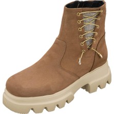 Costo Shoes GAYE1003 Kum Dana Nubuk Rahat Geniş Kalıp Exra Hafif Eva Taban Özel Seri