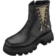 Costo Shoes GAYE1003 Siyah Dana Derisi Rahat Geniş Kalıp Exra Hafif Eva Taban Özel Seri