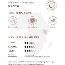 Otonom Coffee Kenya Filtre Kahve - Çekirdek Kahve - 250 GR