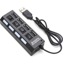 Güven Sitem 4 Port USB 2.0 Çoklayıcı Hub Anahtarlı  Jk-2.0hub Bk