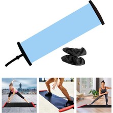 Dogula Egzersiz Yoga Kayma Mat Denge Eğitimi Fitness Buz Hokeyi Mavi 180MX50CM (Yurt Dışından)