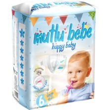 Mutlu Bebe Bebek Bezi 6 Numara - Xlarge 16 Adet