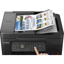 Canon Pıxma G4470, Renkli, Mürekkep Mega Tanklı, Yazıcı, Tarayıcı, Fotokopi, Fax, Wifi, Bulut, Adf  +1 Şişe Orijinal Siyah Mürekkep Hediye