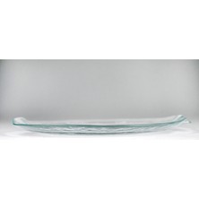 Heritage Exclusive Cam Bal Kabağı Servis Tabağı Şeffaf 31 cm