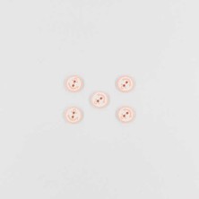 Pukka Çapa Baskılı Bebe Düğme(5 Ad.)-Y.ağzı-No:9  '' 5 Adet ''