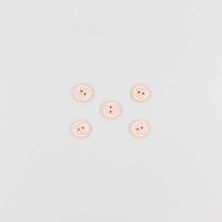 Pukka Kelebek Baskılı Bebe Düğme(5 Ad.)-Y.ağzı-No:9  '' 5 Adet ''