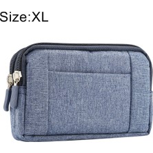 Hongshou Sports Denim Phone Waist Bag (Blue) (Yurt Dışından)
