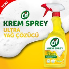 Cif Krem Sprey Amonyak Yüzey Temizleyici 750 ml x1 +Cif Krem Sprey Limon 750 ml x1