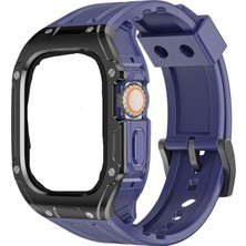 QJqian Apple Apple Watch Için Uygun Ultra Stil Tpu Entegre Kordonlu Saat Spor Dış Mekan Kordonlu Saat (Yurt Dışından)