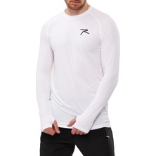 Raru Uzun Kollu T-Shirt Importo Beyaz