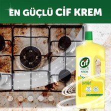 Cif Krem Yüzey Temizleyici Limon Kokulu Yağ ve Kireç Sökücü Leke Çıkarıcı 1500 ml X2
