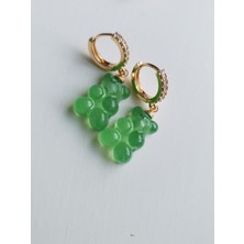 Margelle Candy Bear - Jelibon Ayıcık Küpe - Somon