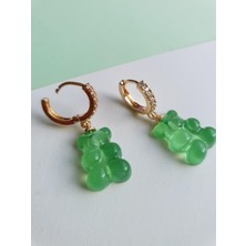 Margelle Candy Bear - Jelibon Ayıcık Küpe - Somon