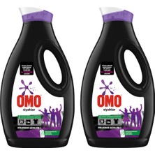 Omo Sıvı Çamaşır Deterjanı Siyah Giysiler Için 1690 ml X2