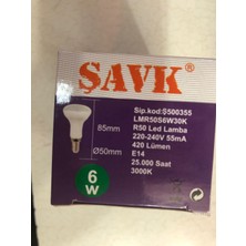 Şavk 3 Adet Şavk  R50 LED Spot  6W=35W 420 Lümen 3000 Kelvin Sarı