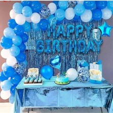 Çıtı Pıtı Store Çıtıpıtıstore Mavi Mutlu Doğum Günü Seti